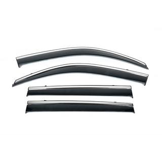 Windabweiser mit Chromleiste Niken Luxury (für G30, 4 Stk) BMW 5er G30/G31 2017–2023