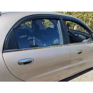 Fensterzierleisten Edelstahl (4 Stk) Chevrolet Lanos 1998–2017 Foto 1