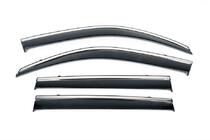 Citroen C-5 2008-2017 Windabweiser mit Chromleiste Niken Luxury (4 Stk) Foto 1