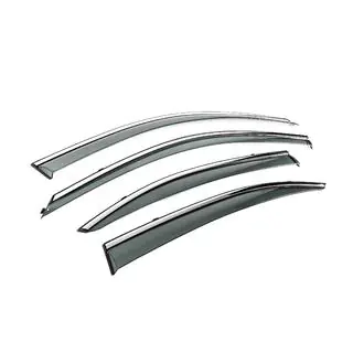 Windabweiser mit Chromleiste Niken Luxury (4 Stk) Hyundai Elantra (XD) 2000-2011 Foto 3