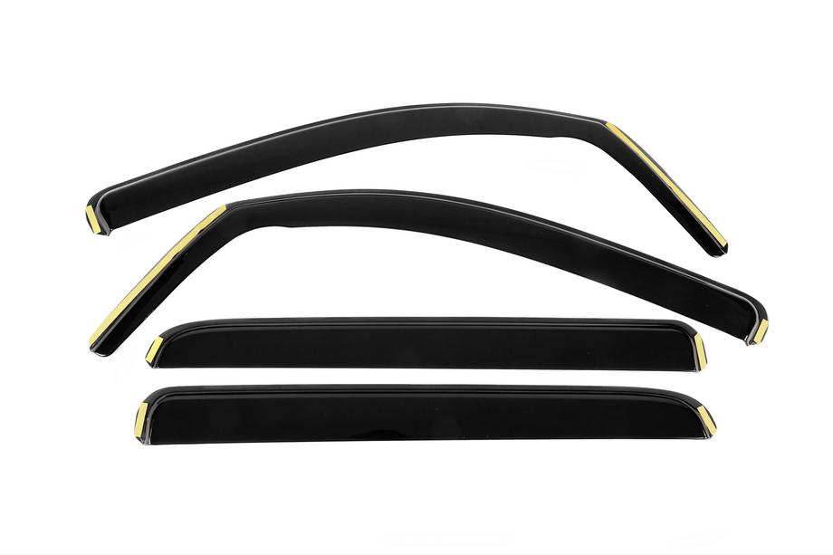 Toyota Tundra 2007-2021 Windabweiser zum Einstecken Niken Luxury (2014-2021, CrewMax/Crew Cab, 4 Stk) Image