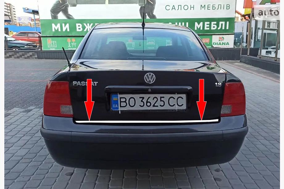 Volkswagen Passat B5 1997-2005 Kofferraumleiste SD 1996-2001 Edelstahl Foto 1