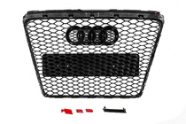 Audi A6 C6 2004-2011 Frontgrill RS-Style (Grau mit Chrom) Foto 4