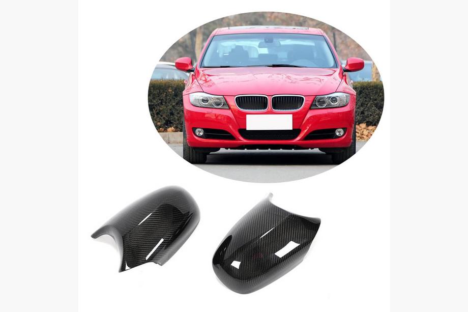 BMW 3 Series E90/E91 2005-2011 Spiegelabdeckungen (für 2008-2011, Carbon) Image