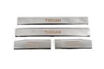 Volkswagen Tiguan 2007-2016 Einstiegsleisten Edelstahl Carmos (4 Stk.) Foto 2
