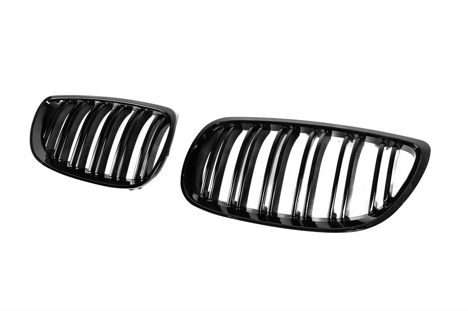 BMW 3 Series E92/E93 2006–2013 M-Look Nieren (für 2007-2010 non-M / 2008-2013 M3, Schwarz Glanz) Foto 4