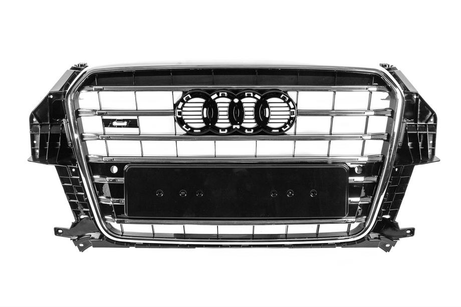 Audi Q3 2011-2019 Kühlergrill vorne SQ3 (2011-2015, schwarz mit Chrom) Image