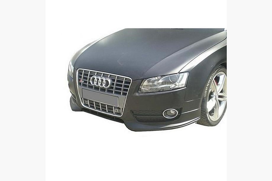 Audi A5 2007-2015 Frontstoßstangenaufsatz DPT Flap (2007-2011, Schwarz Glanz) Image