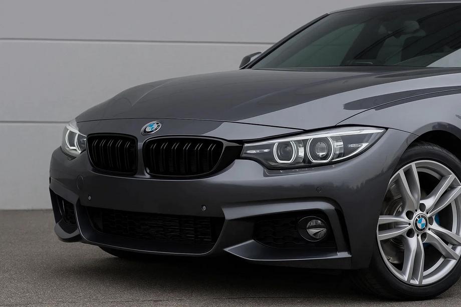 BMW 3 Series F30/F31 2012-2019 M-Look Nieren (für F80 M3, Schwarz Glanz) Image