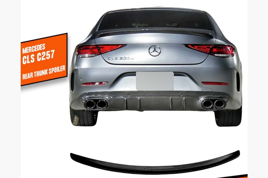 Mercedes CLS C257 2018- DPT Heckspoiler (Schwarz Glanz) Image