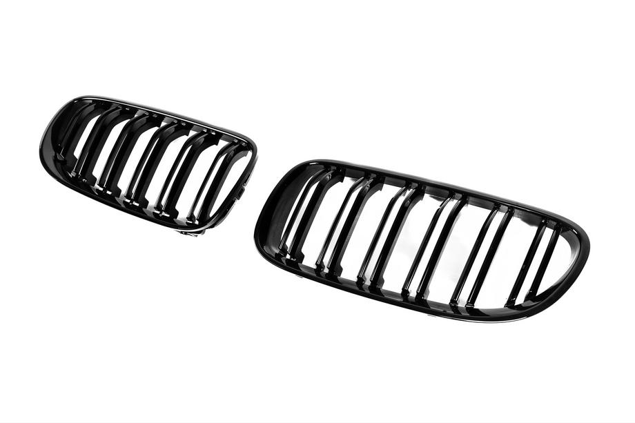 BMW 3 Series E92/E93 2006–2013 M-Look Nieren (für 2010-2013, Schwarz Glanz) Foto 4