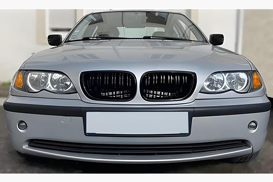 BMW 3 Series E46 1998-2006 Nieren M-Look DPT (2001-2005, Schwarz Glanz) Foto 1