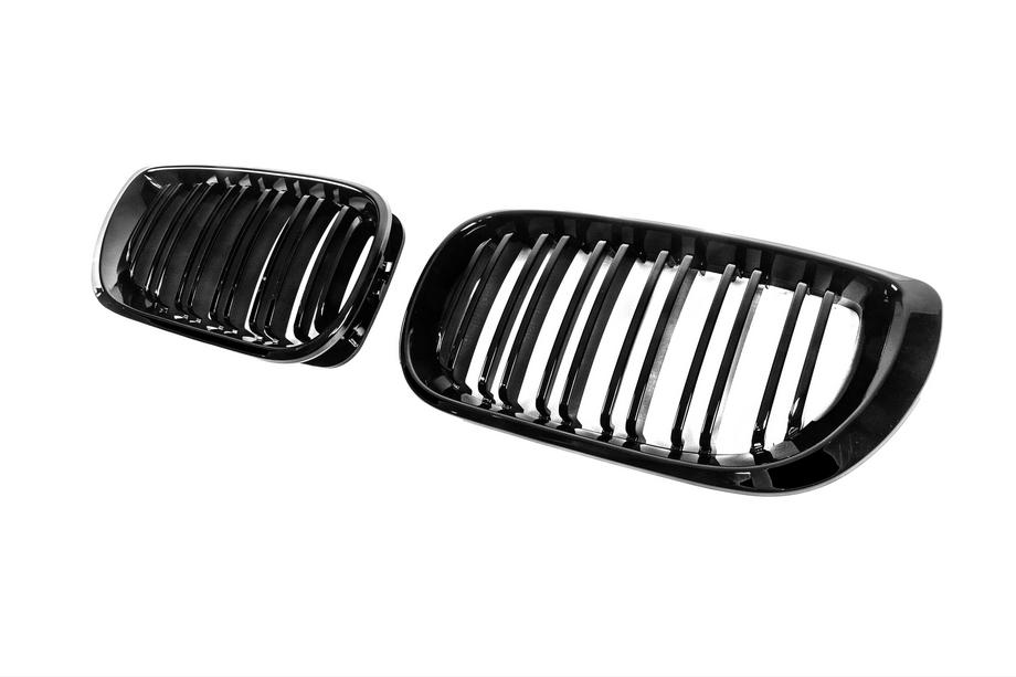 BMW 3 Series E46 1998-2006 Nieren M-Look DPT (2001-2005, Schwarz Glanz) Foto 4
