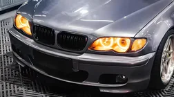 BMW 3 Series E46 1998-2006 Nieren M-Look DPT (für Coupe 2003-2006, Schwarz Glanz) Foto 1