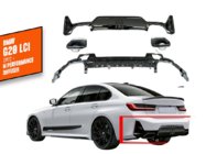 BMW 3 Series G20/G21 2018- Heckdiffusor mit Endrohren DPT (2022+, M-Performance) Foto 1
