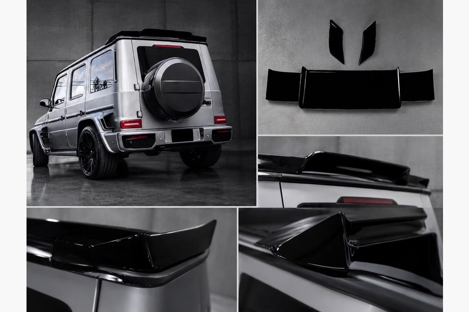 Mercedes G сlass W463 2018-2024 DPT Heckspoiler (Schwarz Glanz) Image