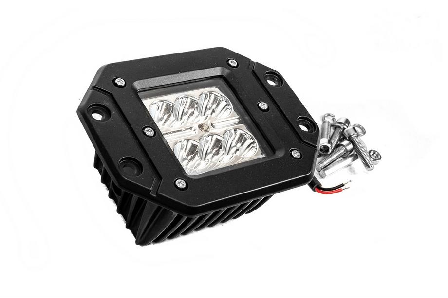 LED Zusatzscheinwerfer mit Halterung Dakar (1 Stk) Foto 1