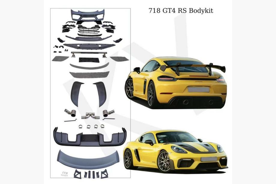 Porsche Boxster/Cayman 982 (718) 2016- Bodykit GT4 RS Image