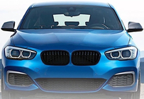 BMW 1 Series F20/F21 2011-2019 Nieren M-Look (2015-2019, Schwarz Glanz) Foto 3