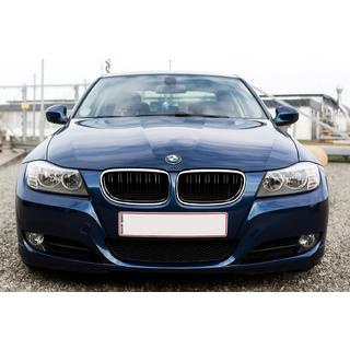 Nieren M-Look (für E-90/91 2008-2011, Schwarz Glanz mit Chrom Rahmen) BMW 3 Series E90/E91 2005-2011 Foto 1