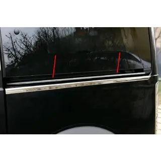 Zierleiste für Schiebetürschiene (Edelstahl) Foto 1