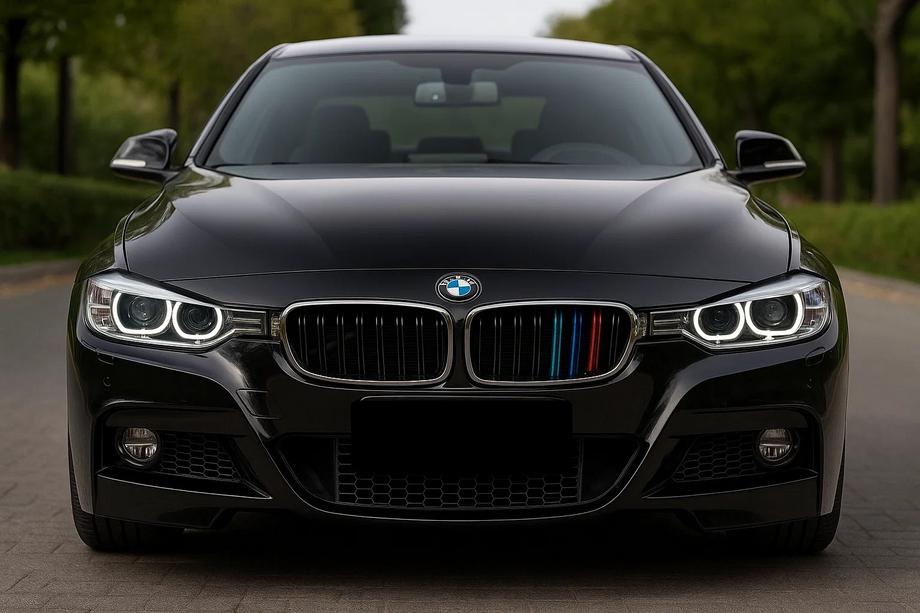 BMW 3 Series F30/F31 2012-2019 Nieren M-Look (M-Color mit Chromrahmen) Image