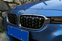 BMW 3 Series F30/F31 2012-2019 Nieren Diamond Silver (Chrom Rahmen) Foto 1
