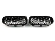 BMW 3 Series F30/F31 2012-2019 Nieren Diamond Silver Foto 4