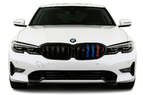 BMW 3 Series G20/G21 2018- M-Look V2 Nieren (2018-2022, M-Color mit schwarzem Rand) Foto 1