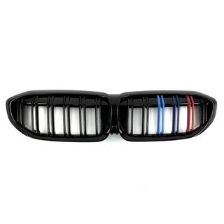 M-Look V2 Nieren (2018-2022, M-Color mit schwarzem Rand) BMW 3 Series G20/G21 2018- Foto 2