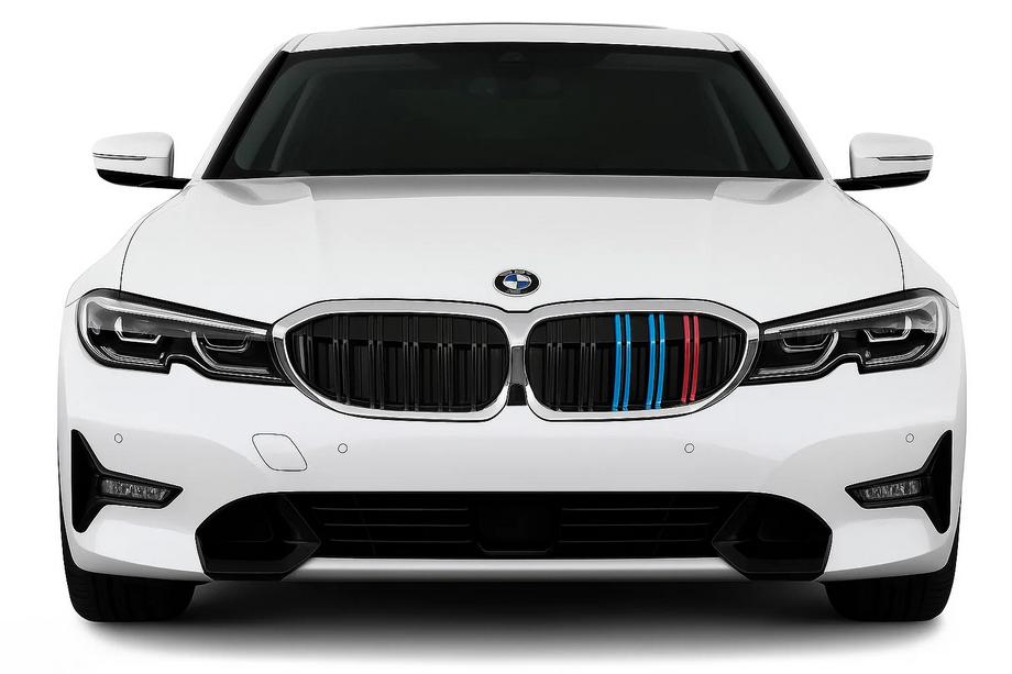 BMW 3 Series G20/G21 2018- M-Look V2 Nieren (2018-2022, M-Color mit Chromrahmen) Image