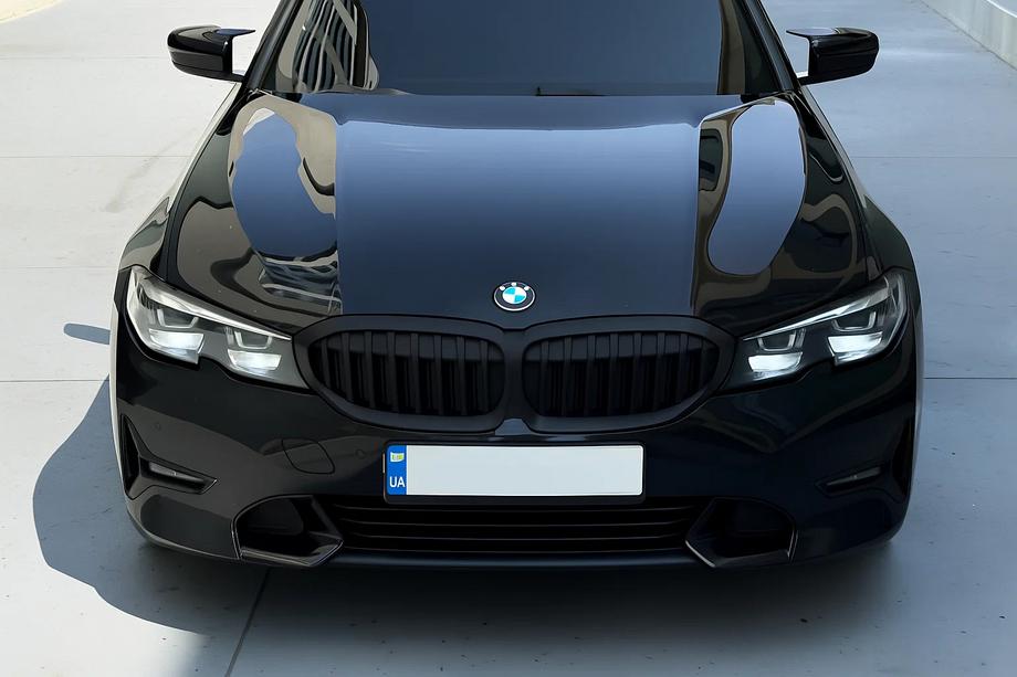 BMW 3 Series G20/G21 2018- Nieren 1 Bar (2018-2022, Schwarz Matt) Image