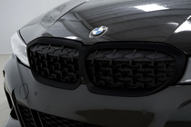 BMW 3 Series G20/G21 2018- Nieren Diamond Black (2018-2022, schwarzer Rahmen) Mit Kameravorbereitung Foto 2