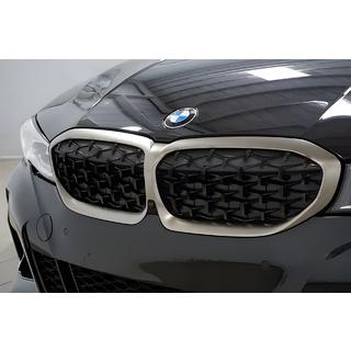 Nieren Diamond Black (2018-2022, Chrom Rahmen) BMW 3 Series G20/G21 2018- Foto 1
