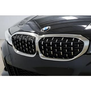 Nieren Diamond Silver (2018-2022, Chrom Rahmen) BMW 3 Series G20/G21 2018- Foto 1