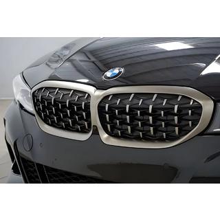 Nieren Diamond Silver (2018-2022, mattchrom Rahmen) BMW 3 Series G20/G21 2018- Foto 3