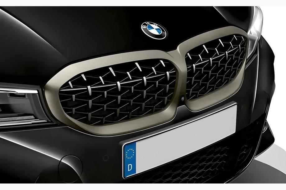 BMW 3 Series G20/G21 2018- Nieren Diamond Silver (2018-2022, mattchrom Rahmen) Image
