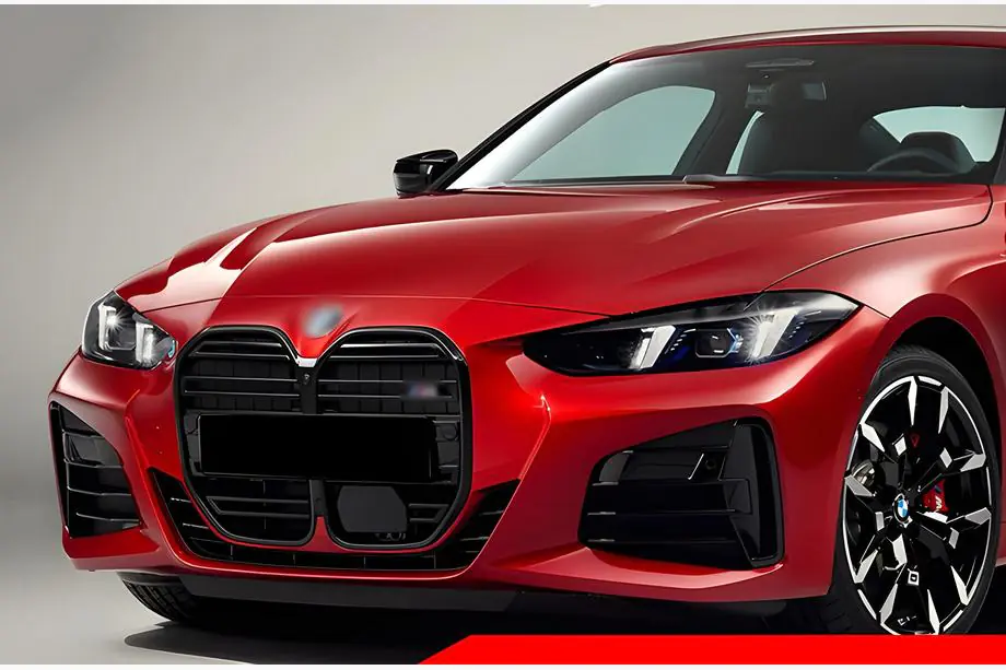 BMW 4 Series G22/23/26 2020- Nieren M-Look (für G22/23, Schwarz Glanz) Image