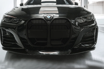 BMW 4 Series G22/23/26 2020- CS-Style Nieren (für G22/23, Schwarz Matt) Foto 1