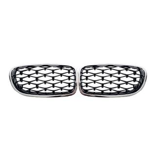 Nieren Diamond Black mit Chromrahmen BMW 5 Series F10/F11 2010–2016 Foto 2