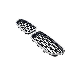 Nieren Diamond Black mit Chromrahmen BMW 5 Series F10/F11 2010–2016 Foto 4