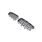 BMW 5 Series F10/F11 2010–2016 Nieren Diamond Silver (Chrom Rahmen) Foto 4