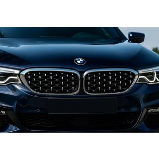 Diamond Silver V1 Nieren (2017-2020, Chromrahmen) BMW 5er G30/G31 2017–2023 Foto 1