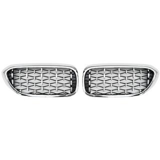 Diamond Silver V1 Nieren (2017-2020, Chromrahmen) BMW 5er G30/G31 2017–2023 Foto 2