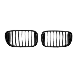 Nieren 1 Bar (2016-2019, Schwarz Glanz) BMW 7 Series G11/G12 2015-2022 Foto 3