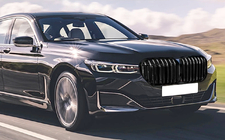 BMW 7 Series G11/G12 2015-2022 Nieren 1 Bar (2019-2022, Schwarz Glanz) Foto 2