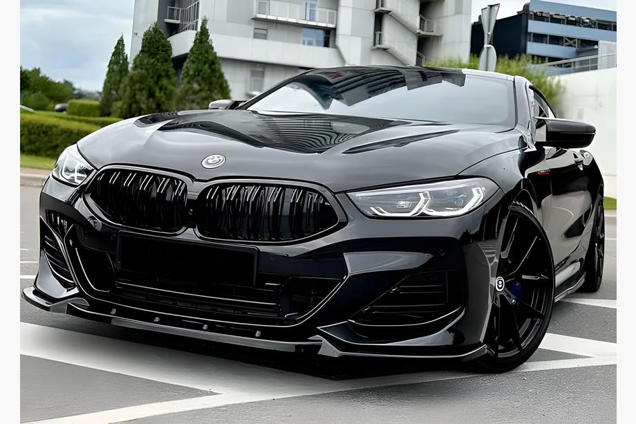 BMW 8 Series G14/G15/G16 2018- Nieren M-Look (2018-2022, Schwarz Glanz) Foto 3