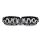 BMW X1 E84 2009-2015 Nieren M-Look (Schwarz Glanz mit Chromrahmen) Foto 4