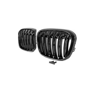 Nieren M-Look (2015-2019, Schwarz Glanz) BMW X1 F48 2015-2022 Foto 4