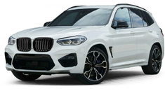 BMW X3 G01 2018- Nieren 1 Bar (2018-2021, Schwarz Glanz) Foto 1